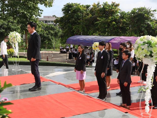 พิธีวางพวงมาลา ในวันมหิดล คณะสหเวชศาสตร์ มหาวิทยาลัยพะเยา