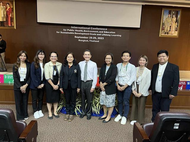 คณะสาธารณสุขศาสตร์ มหาวิทยาลัยพะเยา เข้าร่วมการประชุมวิชาการนานาชาติ "The International Conference for Public Health, Environment, and Education for Sustainable Development Goals and Lifelong Learning" (การประชุมวิชาการนานาชาติด้านสาธารณสุขสิ่งแวดล้อม และการศึกษา เพื่อเป้าหมายการพัฒนาที่ยั่งยืนและการเรียนรู้ตลอดชีวิต)  ณ ห้องเธียเตอร์ ชั้น 2 อาคารสาธารณสุขวิศิษฏ์ คณะสาธารณสุขศาสตร์ มหาวิทยาลัยมหิดล