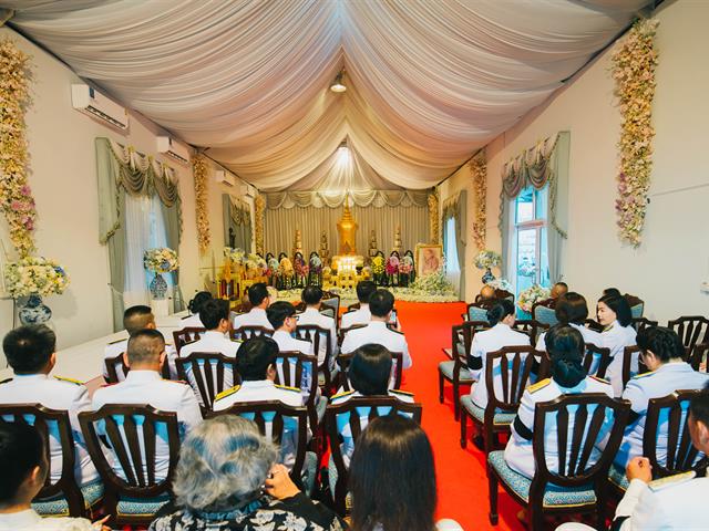 มหาวิทยาลัยพะเยา ร่วมงานพิธีธรรมหลวง สวดพระอภิธรรม  พระพรหมวชิรคุณ (หลวงปู่ไพบูลย์ สุมังคโล)