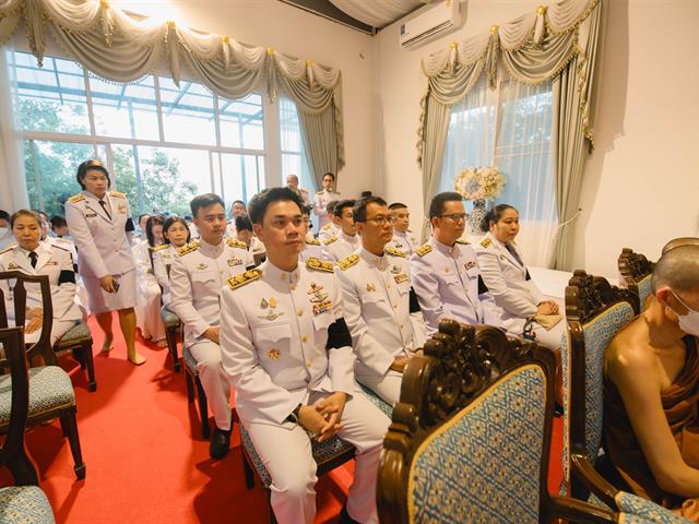 มหาวิทยาลัยพะเยา ร่วมงานพิธีธรรมหลวง สวดพระอภิธรรม  พระพรหมวชิรคุณ (หลวงปู่ไพบูลย์ สุมังคโล)
