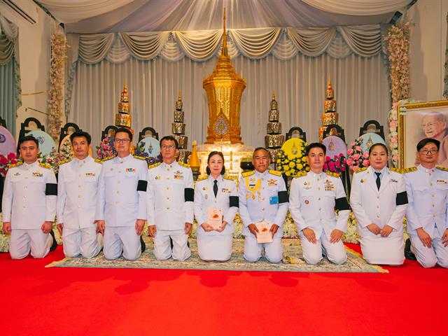 มหาวิทยาลัยพะเยา ร่วมงานพิธีธรรมหลวง สวดพระอภิธรรม  พระพรหมวชิรคุณ (หลวงปู่ไพบูลย์ สุมังคโล)