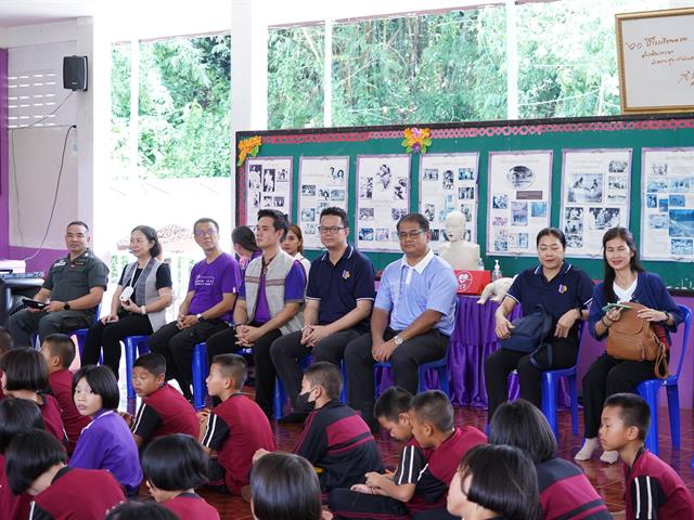โครงการ UP CSV มหาวิทยาลัยพะเยา แบ่งปันความสุข  โรงเรียนตำรวจตระเวนชายเเดนเบ็ตตี้ดูเมน อำเภอปง จังหวัดพะเยา