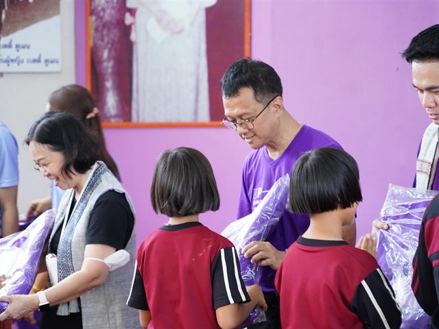 โครงการ UP CSV มหาวิทยาลัยพะเยา แบ่งปันความสุข  โรงเรียนตำรวจตระเวนชายเเดนเบ็ตตี้ดูเมน อำเภอปง จังหวัดพะเยา