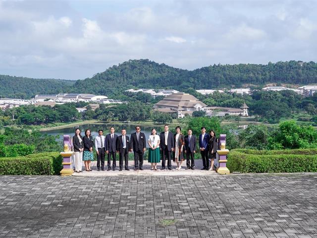 The University of Phayao warmly welcomes Guangxi University of Chinese Medicine to follow the progress of our academic cooperation