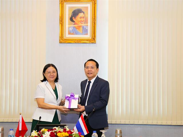 The University of Phayao warmly welcomes Guangxi University of Chinese Medicine to follow the progress of our academic cooperation