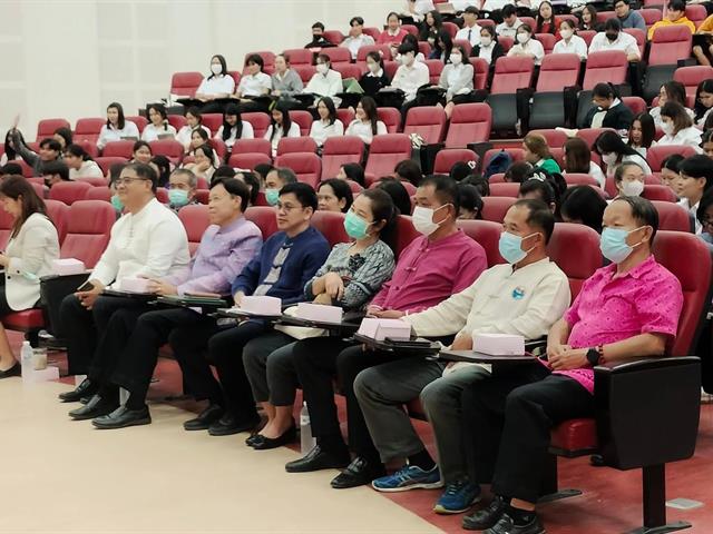 คณะสาธารณสุขศาสตร์ จัดกิจกรรมปฐมนิเทศฝึกบูรณาการความรู้และทักษะแบบสหวิชาชีพจากห้องเรียนสู่ชุมชน