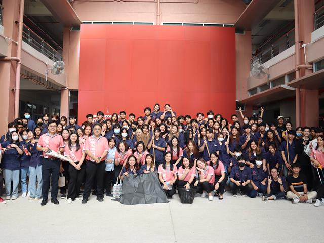 คณะวิศวกรรมศาสตร์ มพ. จัดกิจกรรม 5 ส & BIG CLEANING DAY