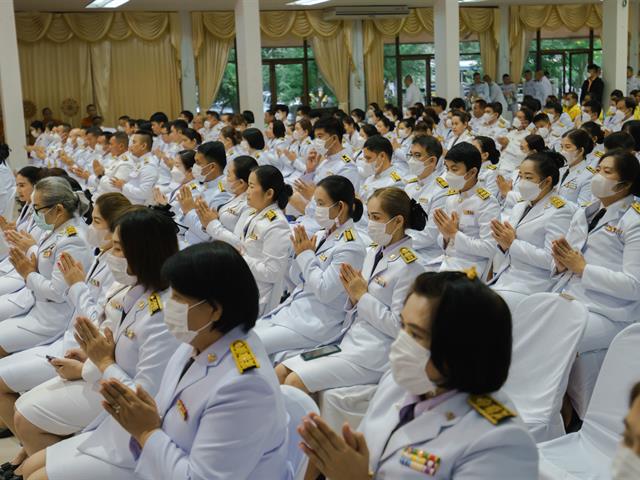 มหาวิทยาลัยพะเยา ร่วมพิธีเฉลิมพระเกียรติ เนื่องในโอกาสวันคล้ายวันประสูติ สมเด็จพระเจ้าลูกเธอ เจ้าฟ้าพัชรกิติยาภา ฯ  7 ธันวาคม 2566