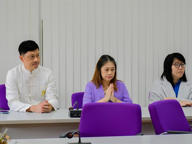 คณะกรรมการประจำวิทยาลัยการศึกษา ร่วมทำบุญตักบาตร เนื่องในโอกาสวันส่งท้ายปีเก่า ต้อนรับปีใหม่ พ.ศ.2567
