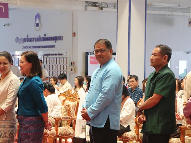 คณะสาธารณสุขศาสตร์ เข้าร่วมพิธีทำบุญเนื่องในวันขึ้นปีใหม่ “ฮ่วมบุญ ขึ้นปี๋ใหม่ ฮ้อยดวงใจ จาว ม.พะเยา” ประจำปี 2567