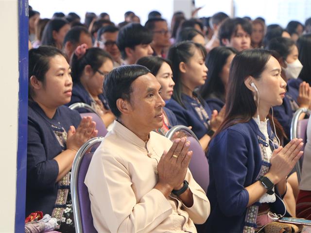 คณะสาธารณสุขศาสตร์ เข้าร่วมพิธีทำบุญเนื่องในวันขึ้นปีใหม่ “ฮ่วมบุญ ขึ้นปี๋ใหม่ ฮ้อยดวงใจ จาว ม.พะเยา” ประจำปี 2567