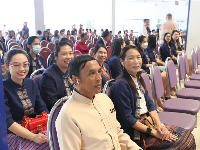 คณะสาธารณสุขศาสตร์ เข้าร่วมพิธีทำบุญเนื่องในวันขึ้นปีใหม่ “ฮ่วมบุญ ขึ้นปี๋ใหม่ ฮ้อยดวงใจ จาว ม.พะเยา” ประจำปี 2567