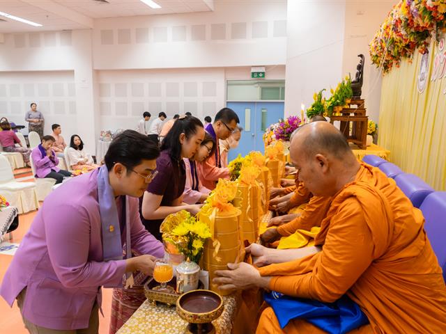 คณะศิลปศาสตร์จัดโครงการทำบุญคณะศิลปศาสตร์ ประจำปี ๒๕๖๗