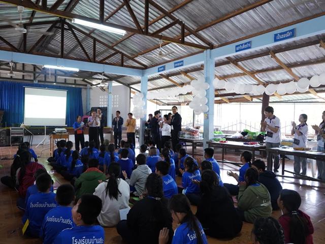 “UP CSV”สร้างคุณค่าร่วมกับชุมชน โรงเรียนบ้านสระ จังหวัดพะเยา