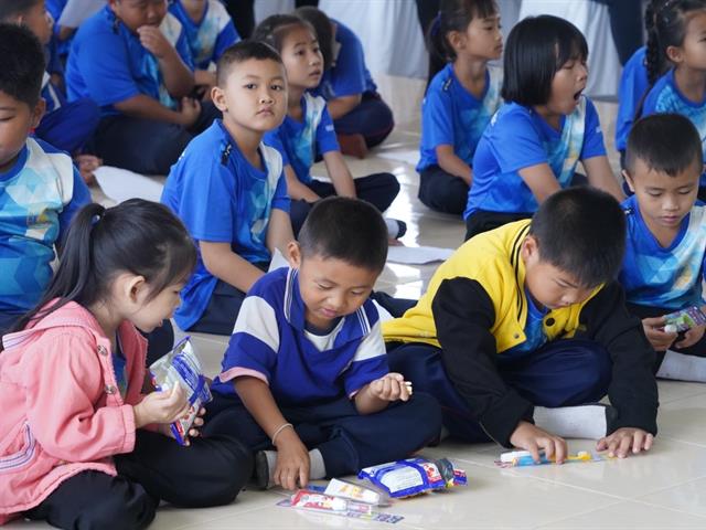 “UP CSV”สร้างคุณค่าร่วมกับชุมชน โรงเรียนบ้านสระ จังหวัดพะเยา