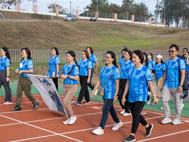 คณะศิลปศาสตร์เข้าร่วมโครงการแข่งขันกีฬาบุคลากรมหาวิทยาลัยพะเยา (UP SPORT 2024)