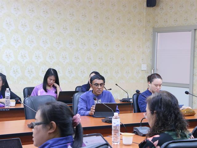 คณะสาธารณสุขศาสตร์ ได้อบรมรื่องการบันทึกข้อมูลภาระงาน และระบบการจัดทำแผนพัฒนารายบุคคล (IDP) ณ ห้องประชุมชูชาติกีฬาแปง และผ่านระบบออนไลน์ Microsoft Teams