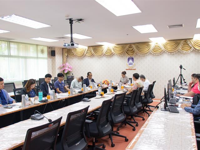 คณะศิลปศาสตร์ประชุมเตรียมความพร้อมประเพณีแห่ผ้าห่มพระธาตุจอมทอง ประจำปี ๒๕๖๗