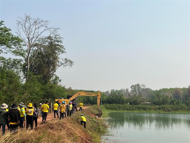 คณะสาธารณสุขศาสตร์ ลงพื้นที่ดำเนินกิจกรรมจิตอาสาพัฒนาแหล่งน้ำ