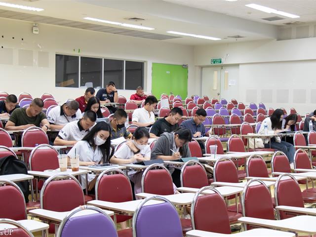 The Language Center in the School of Liberal Arts coordinated a training and examination program for English proficiency among the undergraduates