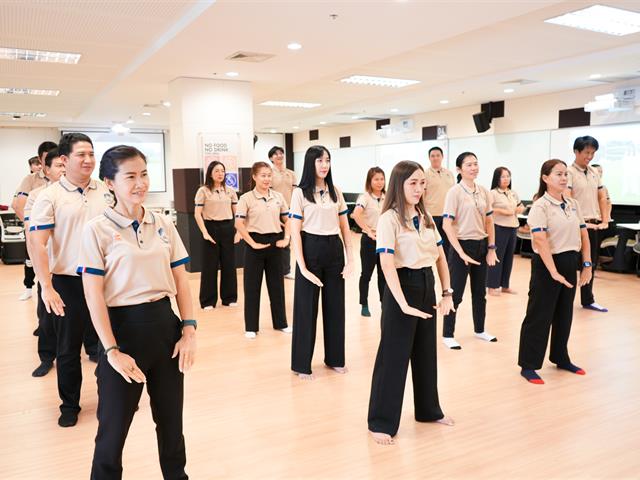 The Division of General Affairs at the University of Phayao recently hosted a Project with the Theme of "Good Health and Well-Being: BMI Challenge."
