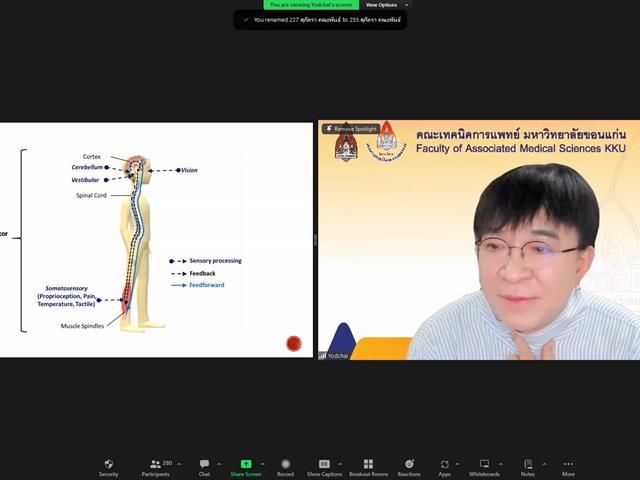 AHS UP Curated the event “Functional correction of lumbo-pelvic hip complex: Asymmetrical overloaded” via an online platform (Zoom Cloud Meeting)