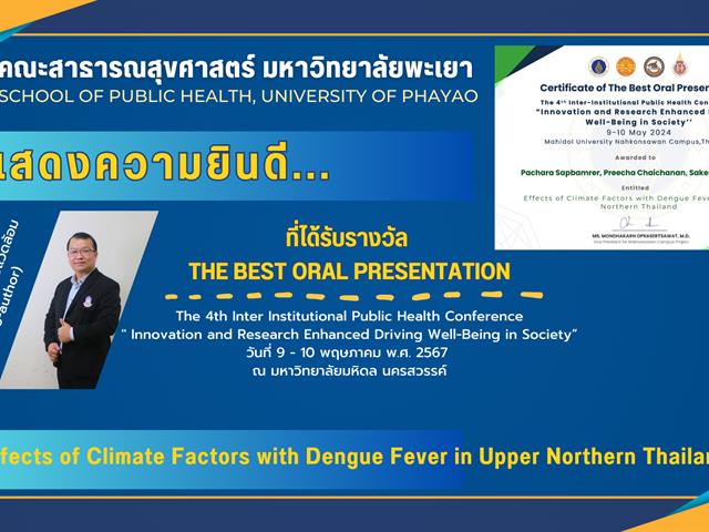 Title: Effects of Climate Factors with Dengue Fever in Upper Northern Thailand