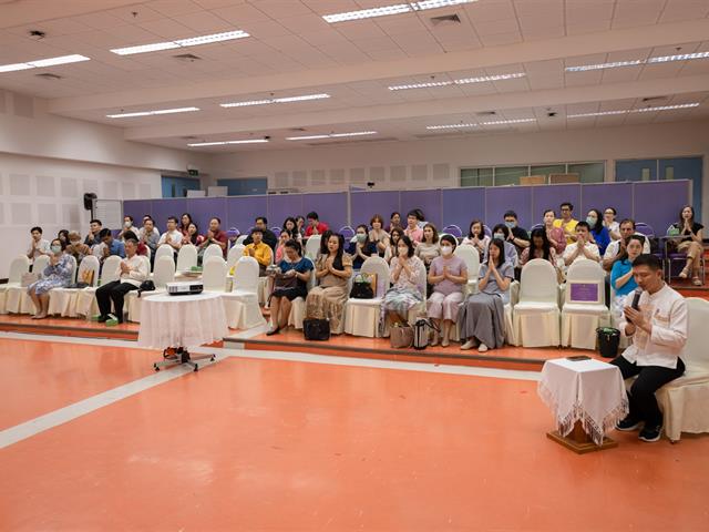 คณะศิลปศาสตร์ จัดพิธีทำบุญคณะศิลปศาสตร์ เนื่องในโอกาสแสดงมุทิตาคารวะ แด่ ดร.สิงห์คำ รักป่า อาจารย์หลักสูตรศิลปศาสตรบัณฑิต สาขาวิชาภาษาอังกฤษ