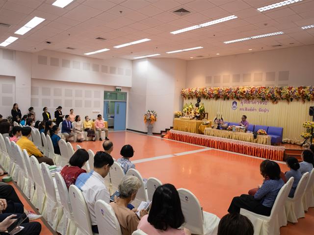 คณะศิลปศาสตร์ จัดพิธีทำบุญคณะศิลปศาสตร์ เนื่องในโอกาสแสดงมุทิตาคารวะ แด่ ดร.สิงห์คำ รักป่า อาจารย์หลักสูตรศิลปศาสตรบัณฑิต สาขาวิชาภาษาอังกฤษ