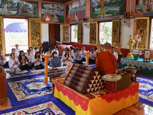 กองแผนงาน จัดโครงการเสริมสร้างความเข้มแข็งด้านคุณธรรมและธรรมาภิบาลในหน่วยงาน และร่วมสืบสานประเพณีถวายเทียนพรรษา ประจำปีงบประมาณ พ.ศ. 2567