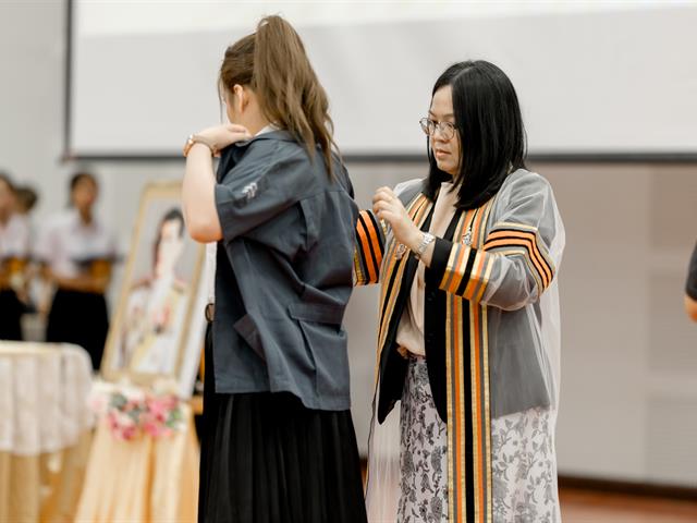 สาขาวิชาอนามัยสิ่งแวดล้อม จัดพิธีมอบเสื้อปฏิบัติการวิชาชีพฯ