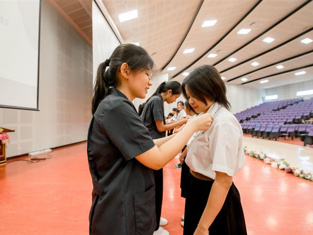 สาขาวิชาอนามัยสิ่งแวดล้อม จัดพิธีมอบเสื้อปฏิบัติการวิชาชีพฯ
