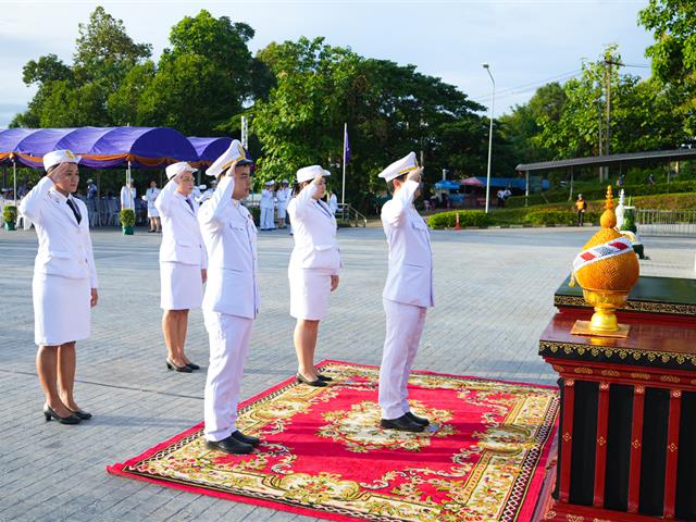 คณบดีคณะสหเวชศาสตร์ นำทีมผู้บริหารหัวหน้างาน ร่วมงานวันสถาปนามหาวิทยาลัยพะเยา ครบรอบ 14 ปี มหาวิทยาลัยพะเยา