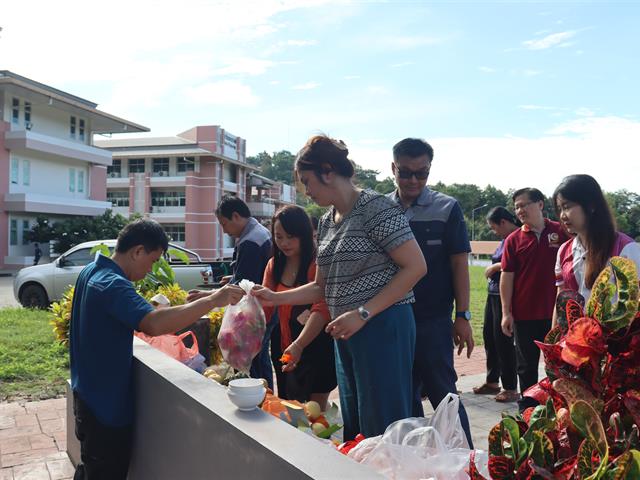 วิศวกรรมศาสตร์ ร่วมกันจัดพิธีสักการะบูชา “พระวิษณุกรรม”