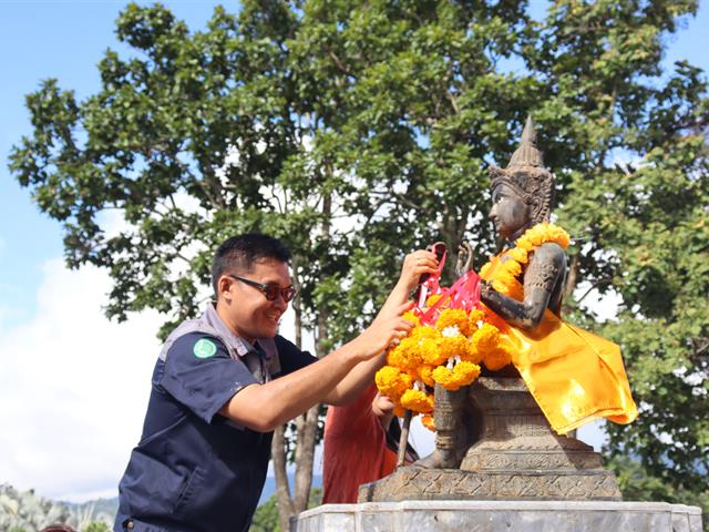 วิศวกรรมศาสตร์ ร่วมกันจัดพิธีสักการะบูชา “พระวิษณุกรรม”