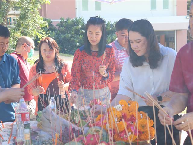 วิศวกรรมศาสตร์ ร่วมกันจัดพิธีสักการะบูชา “พระวิษณุกรรม”