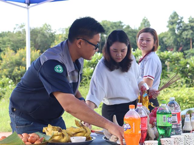 วิศวกรรมศาสตร์ ร่วมกันจัดพิธีสักการะบูชา “พระวิษณุกรรม”