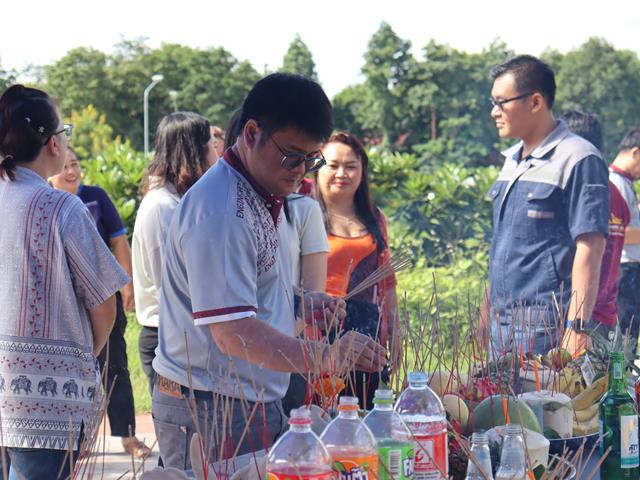 วิศวกรรมศาสตร์ ร่วมกันจัดพิธีสักการะบูชา “พระวิษณุกรรม”