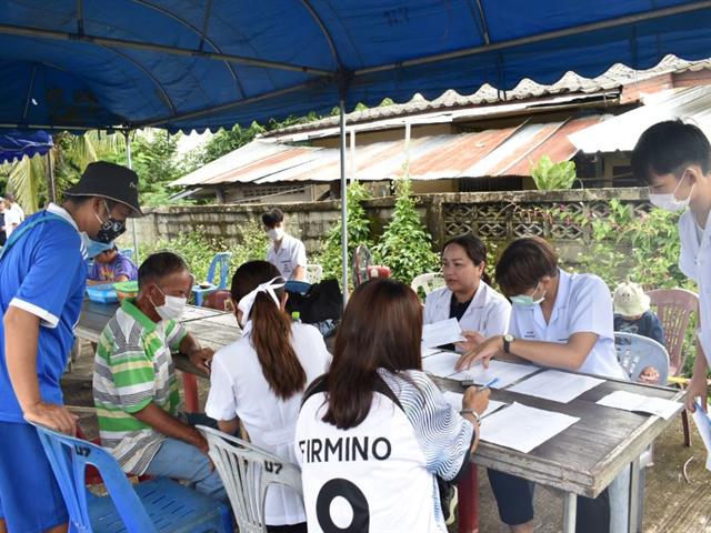 สาขาวิชาเทคนิคการแพทย์ คณะสหเวชศาสตร์  นำนิสิตลงพื้นที่ให้บริการตรวจสุขภาพทางเทคนิคการแพทย์แก่ชุมชน 