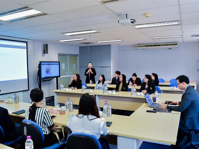 School of Education attended the study visit, exchanged opinions, and guidelines for developing the University of Phayao at the College of Management, University of Phayao