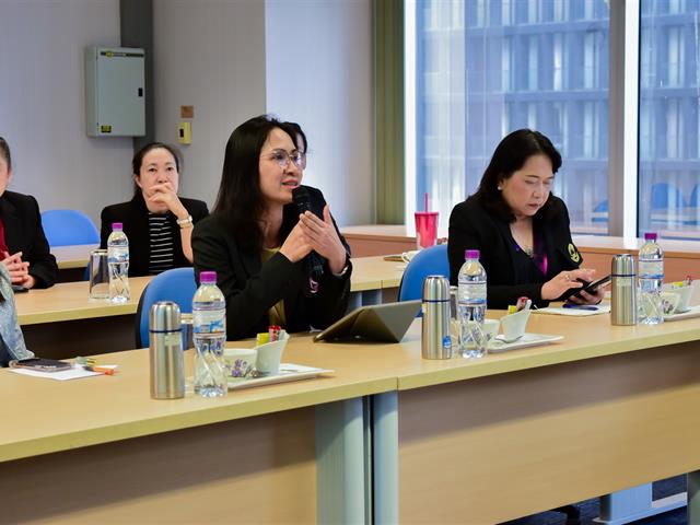 School of Education attended the study visit, exchanged opinions, and guidelines for developing the University of Phayao at the College of Management, University of Phayao