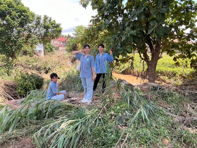 วัดความสูงของระดับน้ำท่วม