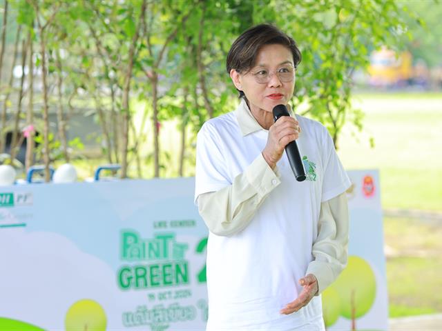 วิทยาลัยการจัดการ เข้าร่วมโครงการ " Paint it Green 2024  เติมสีเขียวให้โลกสดใส ครั้งที่ 2" ณ กองพันทหารสื่อสาร ที่ 19 เขตสาทร กรุงเทพฯ