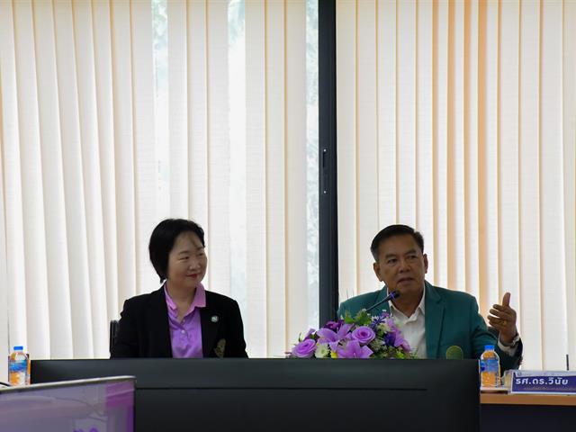 The School of Education Student Association studied visit about student affairs at the Faculty of Education and Development Sciences, Kasetsart University Kamphaeng Saen Campus