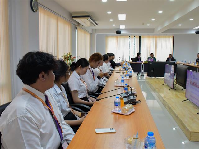 The School of Education Student Association studied visit about student affairs at the Faculty of Education and Development Sciences, Kasetsart University Kamphaeng Saen Campus