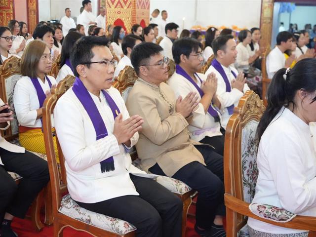 พิธีสมโภชผ้าพระกฐินพระราชทาน โดยมหาวิทยาลัยพะเยา ประจำปี 2567 ณ วัดศรีโคมคำ (พระอารามหลวง) ตำบลเวียง อำเภอเมืองพะเยา จังหวัดพะเยา