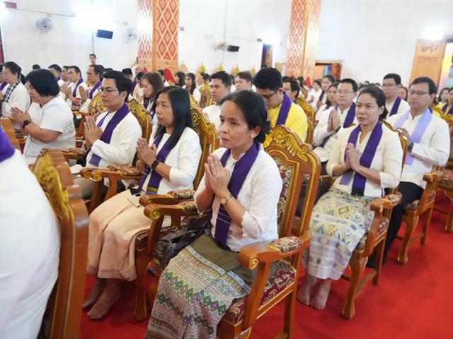 พิธีสมโภชผ้าพระกฐินพระราชทาน โดยมหาวิทยาลัยพะเยา ประจำปี 2567 ณ วัดศรีโคมคำ (พระอารามหลวง) ตำบลเวียง อำเภอเมืองพะเยา จังหวัดพะเยา