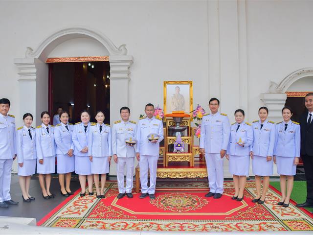 วิทยาลัยการศึกษา มหาวิทยาลัยพะเยา ร่วมถวายผ้าพระกฐินพระราชทาน ประจำปี 2567