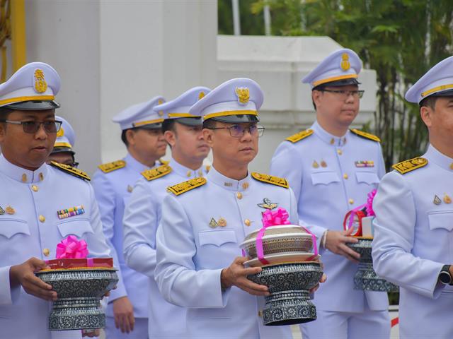 วิทยาลัยการศึกษา มหาวิทยาลัยพะเยา ร่วมถวายผ้าพระกฐินพระราชทาน ประจำปี 2567