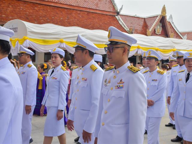 วิทยาลัยการศึกษา มหาวิทยาลัยพะเยา ร่วมถวายผ้าพระกฐินพระราชทาน ประจำปี 2567